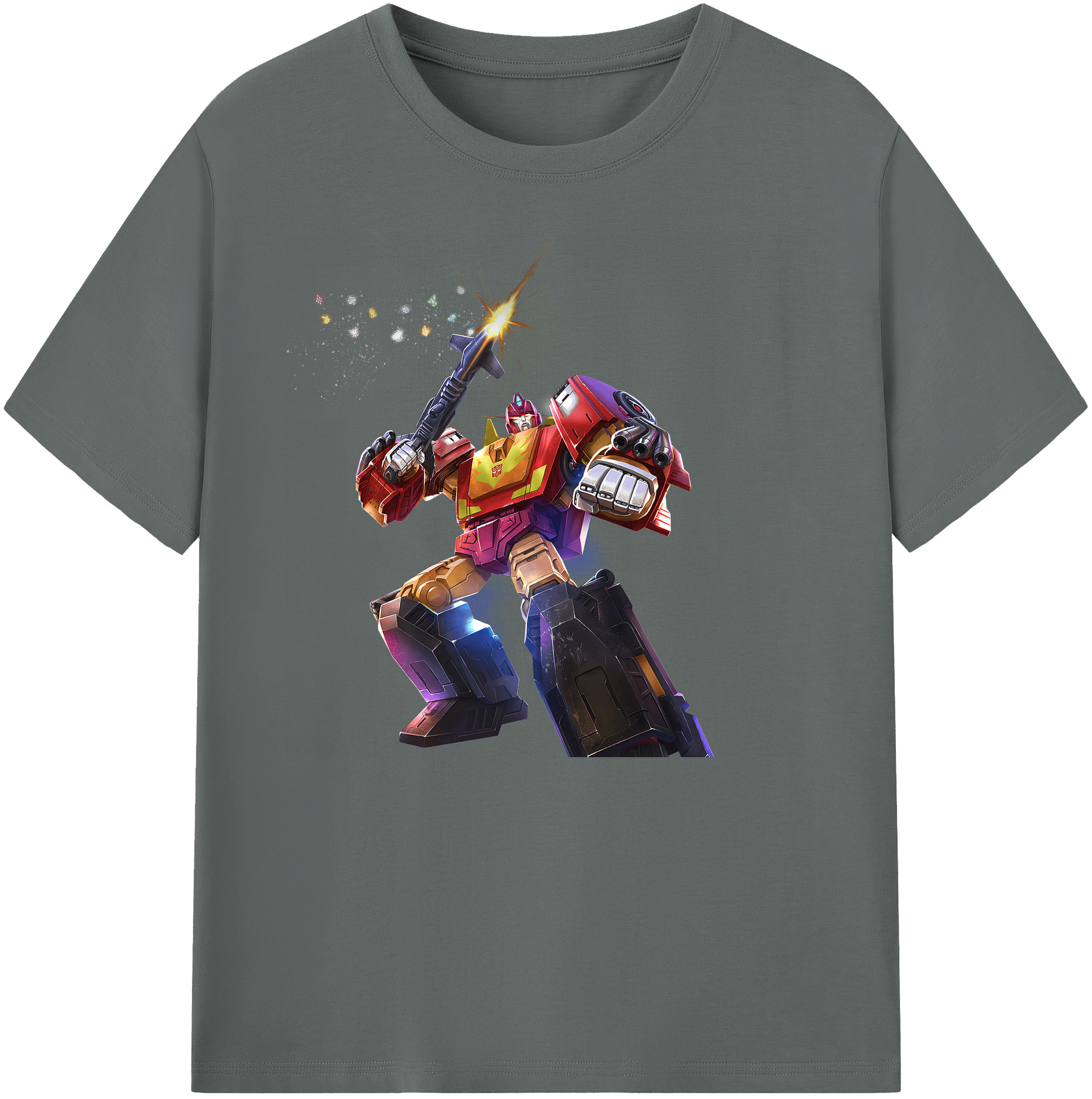 （画像用） Transformers トランスフォーマー 綿100％ メンズ半袖Tシャツ｜肌触りやわらか＆通気性